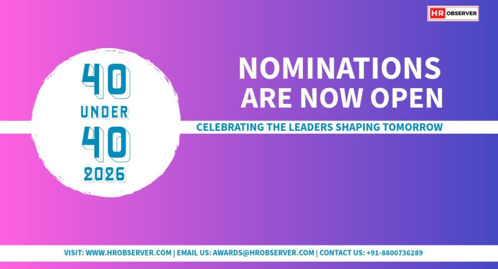 HR Observer 40 Under 40 Award 2026 - Nominations Are Now Open - HR Observer